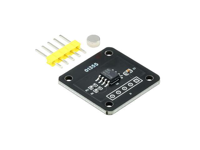 MT6701 magnetic encoder, magnetic induction angle measurement sensor module, 14bit high precision, replacing AS5600