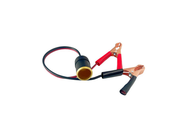 50A Car Terminal Clamps Cigarette Lighter Power Socket Adapter Crocodile Clips High Power Power Converter ExtensionCable
