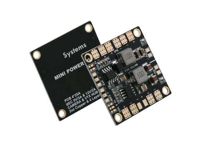 For MatMini Power Hub Power Distribution Board PDB With BEC 5V 12V For FPV QAV250 ZMR250 Multicopter Quadcopter, Easy To U