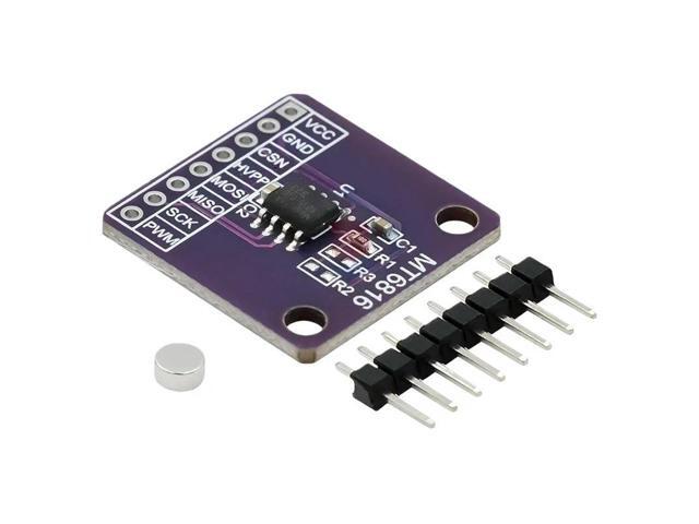 MT6816 High-Speed, High-Precision Magnetic Encoder Magnetic Induction Angle Measurement Sensor Module Test Evaluation Board