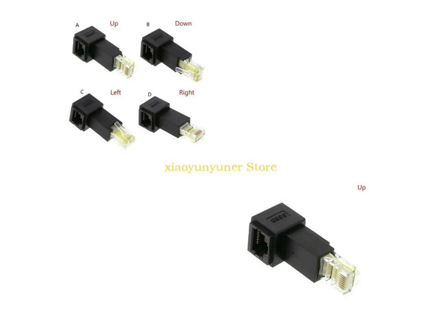 RJ45 Coupler Male to Female Ethernet Coupler for Cat5e Ethernet Cable Extender Adapter