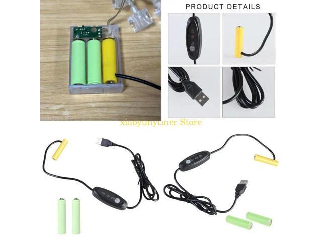 Elimination Cord USB5V Power Supply Line Replace 3/4.5/1.5V 3A