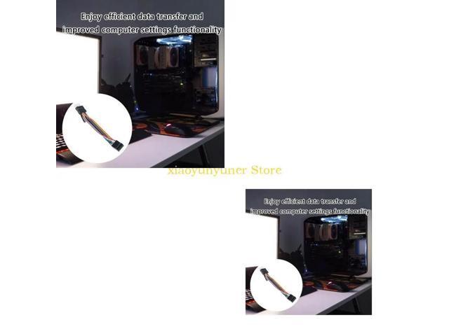 USB Internal Motherboard Header Cord 11Pin Male to 9Pin Female USB Cable for Efficient Data Transmission in Any Setups