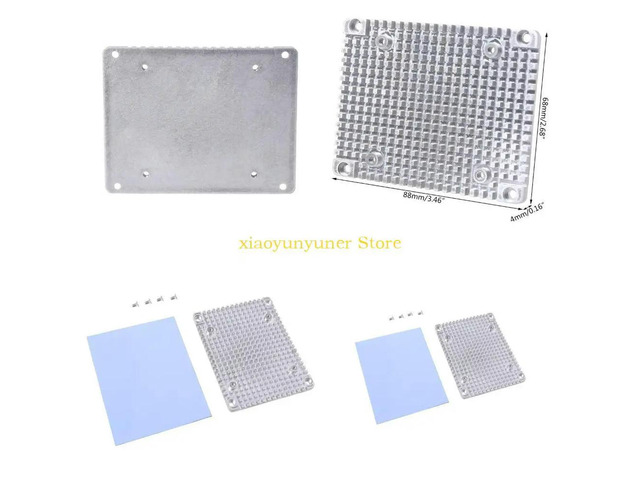 0.16' 2.5 SSD Heatsink for Cooling 2.5 NVME HDD Radiator for Enterprise-Class Server or PC Solid State Disk Aluminum