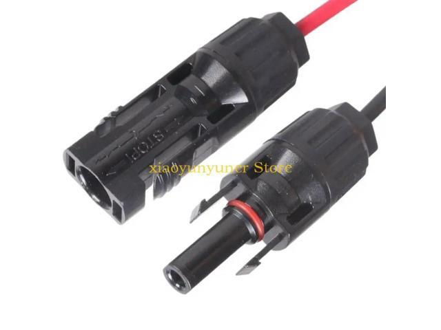 Solar Panel Connectors to Adapter Cable Power Plug 5.5mmx2.1mm Converters