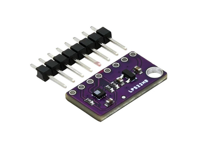 MCU-22 LPS22HB piezoresistive absolute pressure sensor, barometric pressure gauge, temperature compensation