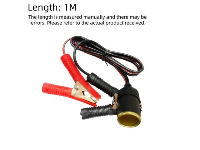100A high-power crocodile clip/car clip to car cigarette lighter female holder