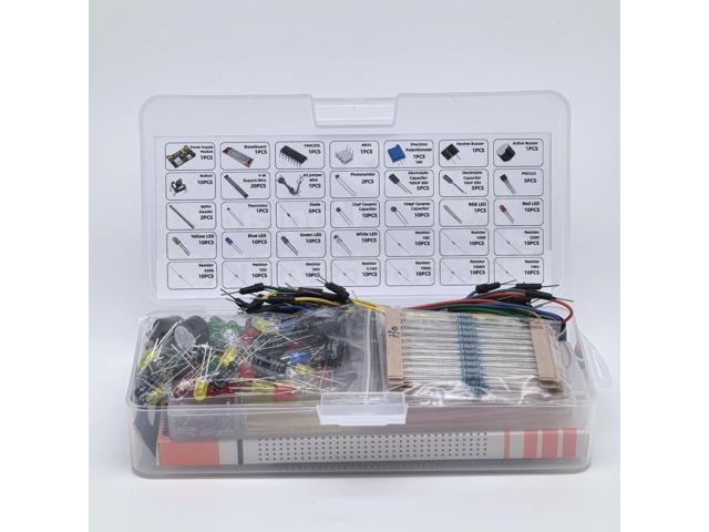 The MB102 830-hole breadboard kit is suitable for the R3 electronic component set and comes with a box
