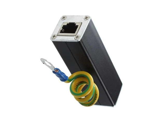 Durability Ethernet Surge Protector for Networking Cameras, Suitable for Indoor/Outdoor Surveillances Camera DropShipping