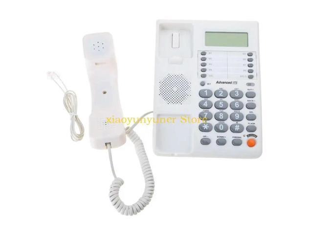 Stylish Desktop Corded Telephone with CallerID Display Last Number Redial Speed Dial for Home Office or Hotel Use