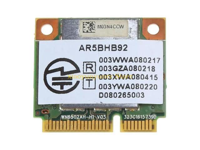 Atheros AR9280 AR5BHB92 Dual Band 2.4G 5G 300M Half Mini PCI-E Card For for Linux Hackintosh Win10