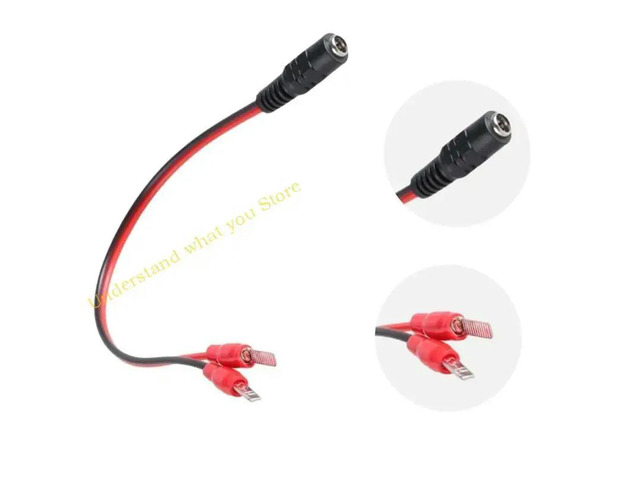 Electric Charging Cable for Electric Tool Batteries 5.5x2.1mm Female Output