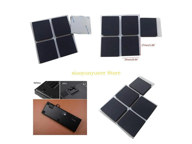Scratch-resist Rubber Feet for G810 G Pro Durable Anti Slip Keyboard Stickers Bracket Universal Rubber Feet