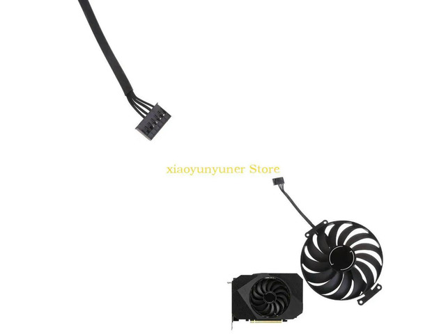 1PC T129215SU VGA Fan Graphics Card Cooling Fan for RTX 3050 3060 PHOENIX ITX 6Pin 12V 0.5A Fan Radiator