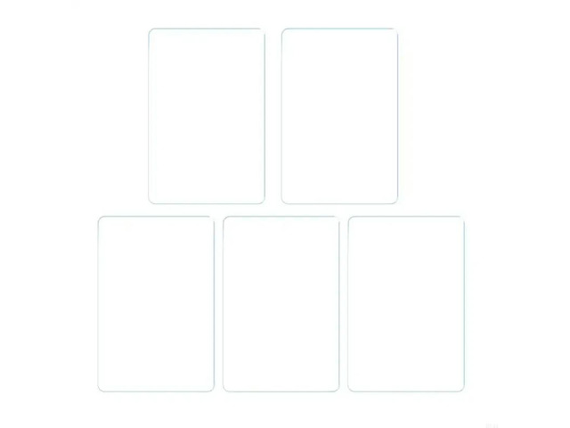 594A 5x Screen for Protection Film Anti Oil/ Water PET Films Clear Soft PET Screen Protector for Miyoo Mini Game Consoles