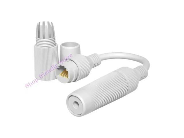 594A RJ45 Waterproof IP67 Ethernet Cable Connector Outdoor Broadband Cable Dustproof Extender PVC Connector