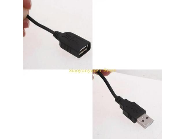 Male to Female Adapter Cable with On Off Button USB Extension Wire Power Cord