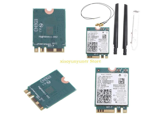 Dual Band 600Mbps Network Wi-fi Card Receiver for 3168 AC 3168NGW NGFF for M.2 802.11ac for Bluetoot
