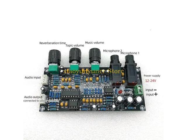 M273 Karaoke Reverberation Digital Power Amp Module Amplifier Board With Adjustable Music Sound