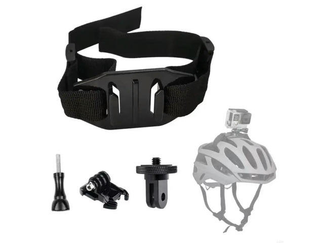Adventure Ready Helmet Camera Mount for Various Sports Ensures Footage in High Motion Environment