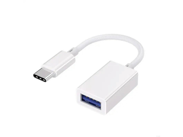 Reversible Type C to USB3.0 OTG Adapter Cable for Efficient Data Transfer with Wide Compatibility for Multiple Devices