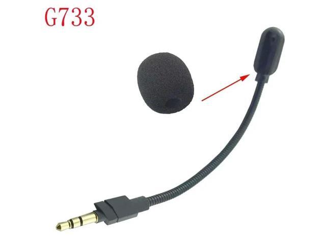 Mic for G733 Lightspeed Gaming Headset Noise Reduction Headset 3.5mm Detachable Headsets Microphone Replacement