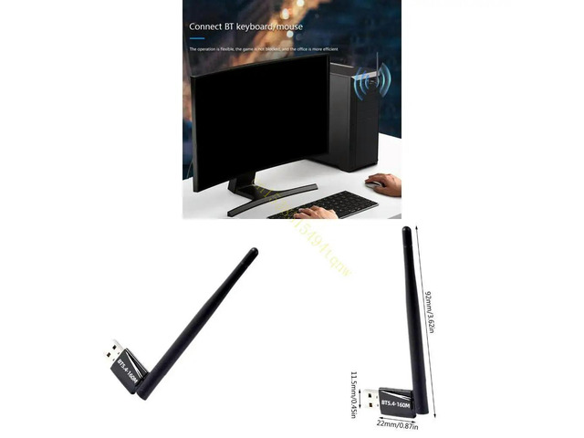 594A USB Bluetoothcompatible 5.4 Adapter 120M Dongle for PC Mouse Keyboard Music Receiver Transmitter