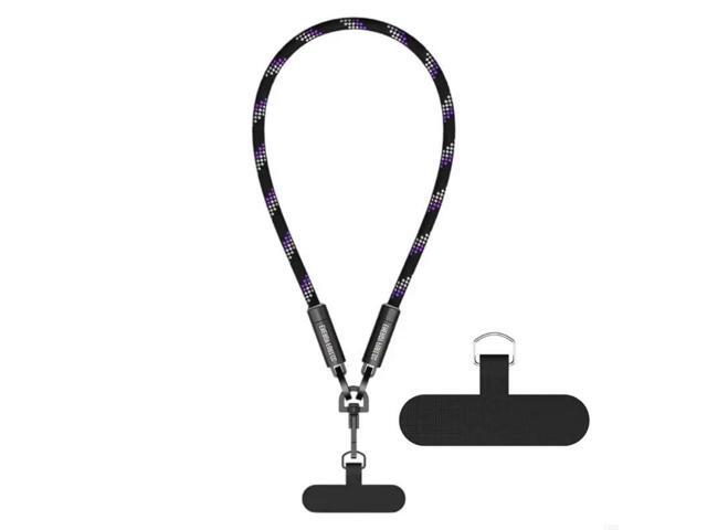 240W Fast Charging Cable 2 in 1 Universal Lanyard Type C Cable Neck Wrist Phone Straps Charging Cable