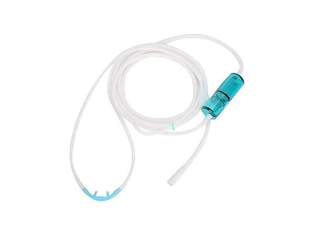 2 PCS Nasal Oxygen Tube Elastic Silicone Oxygen Tube Nasal Cannula Oxygen Tubing Connectors