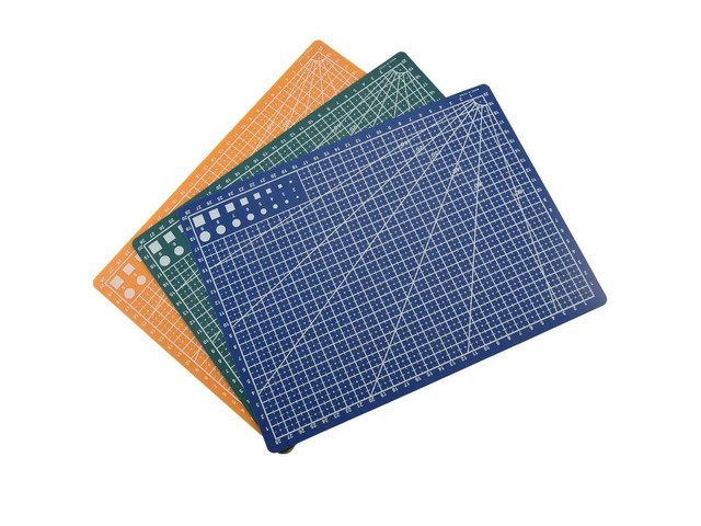 3Pcs A4 Cutting Mat Pad Patchwork Cut Pad Patchwork Tools Diy Tool Cutting Board Double-Sided Self Healing Cutting Pad