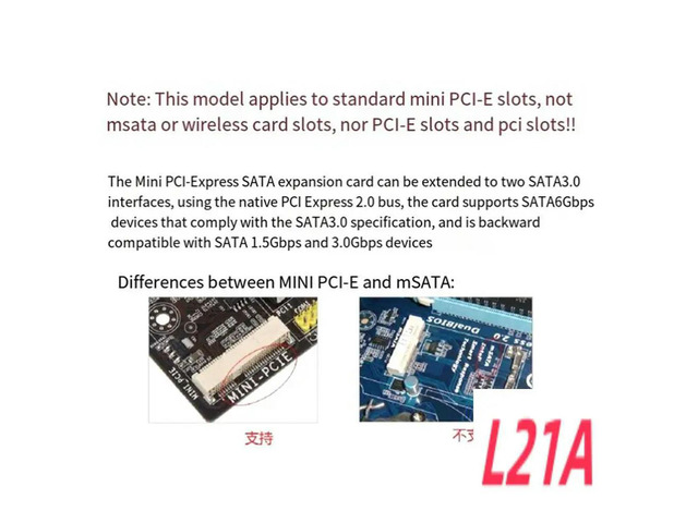 Mini 2-Port PCI-E PCI To SATA 3.0 6Gbps Converter Hard Drive Expansion Adapter Converter Boards Card For