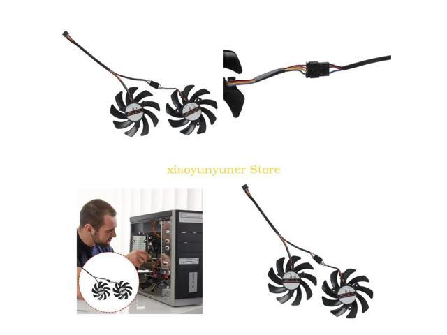 85mm 12V Video Card Fan Easy Installation Replacement for RX 5600XT 5700 6600 Graphics Card Management Computer