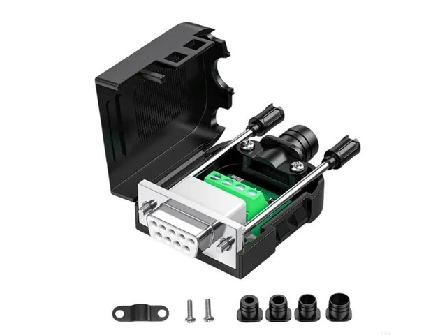 9 Female to Can Converter Adapter with All Coppers Contact and AntiShort Circuit Case with Screw Lock Terminals 45BD