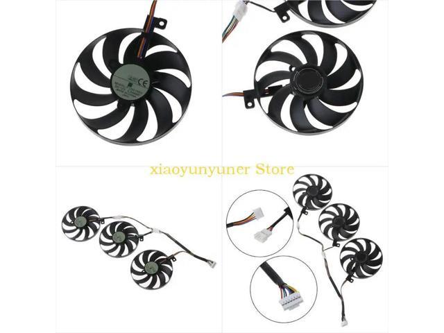 3Pcs 88MM T129215SU 7Pin Cooling Fan for ROG STRIX 2080 2080Ti 12V 0.5A