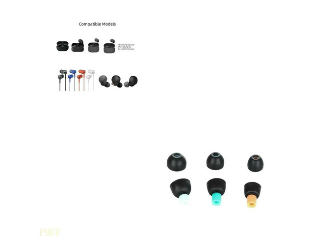 Comfortable Listening Experience Silicone Eartips for LinkBudsS/WFC500, Multiple Size Ear Plugs Noise Reductions