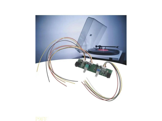 Record Player Motherboard Bluetooth-compatible Audioed Input, Phonograph Circuit Board with 3pcs Cable Cord