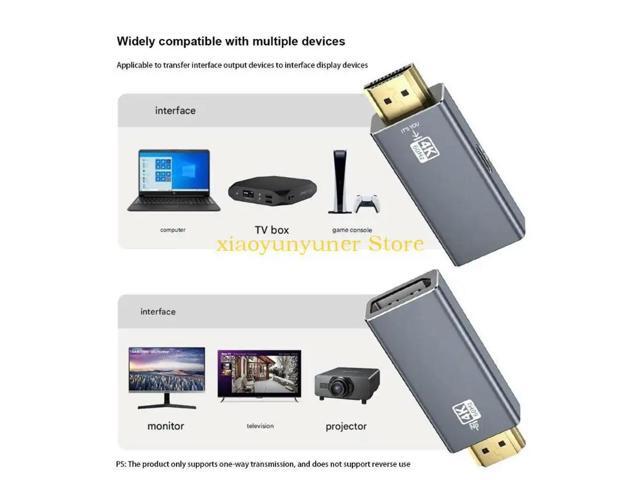 Additional Aluminum Displayport Processor 4K 60Hz Single Way Transmission