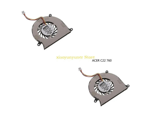 Notebook CPU Fan Heatsink Radiator Copper Tube Module for Aspire C22 C22-760 C22-866 C22-962 Laptop Cooling Fan