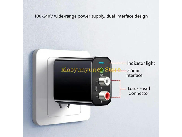 Digital Power Amplifiers Bluetooth-compatible Adapter for TV 3.5mm Transmitter Receiver Speaker Home Theater Accessories