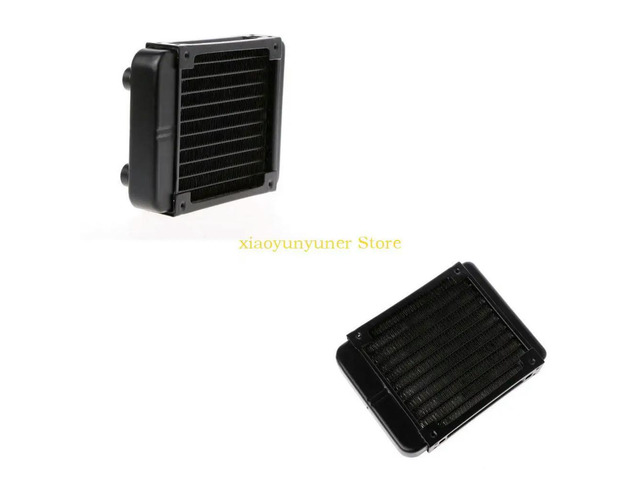 120mm Computer Radiator Water Cooler 10 Tube for 120mm CPU Fan Cooling Heatsink DIY Exchange