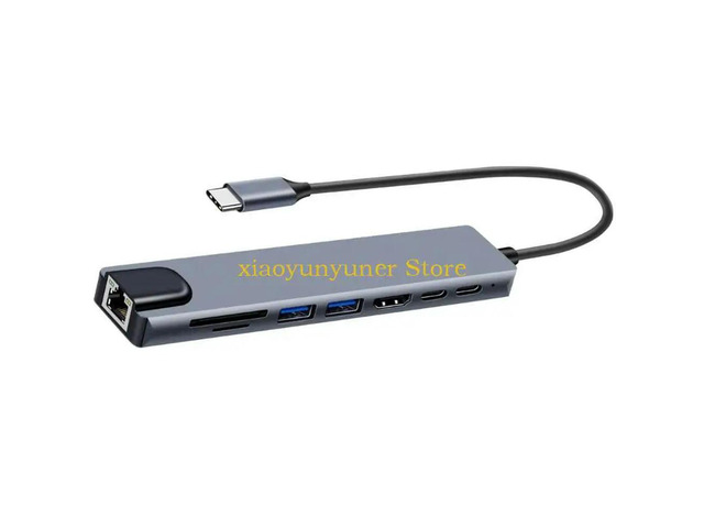 Universally Type C Hub Hdmis 4K Output 100W Power Delivery USB3.0 Port