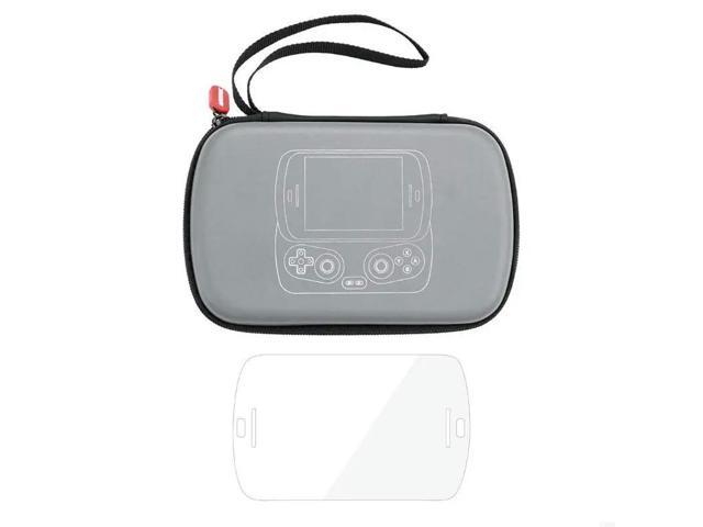 Carrying Case Box & Screen Protector Suitable For Anbernic RG Slide Gaming Console Organizers Dustproof 45BD