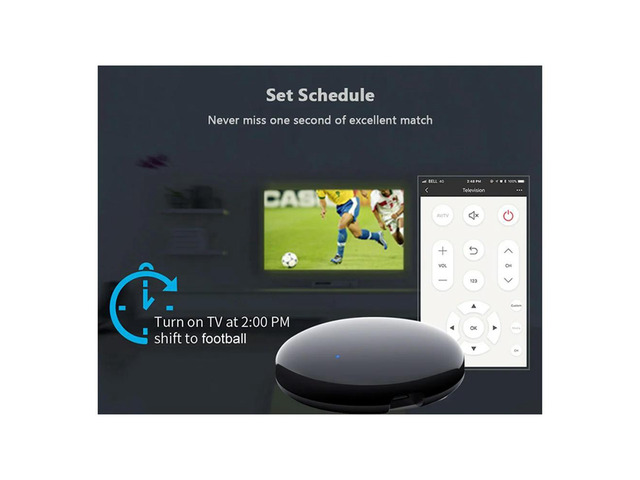 YKI-qTuya IR Remote Control for Air Conditioner TV, Home Infrared Universal Remote Controller for Alexa,