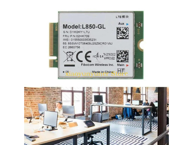 4GLTE NetworkCard Adapter Fibocom L850-GL WWAN 4G Module for X1 Carbon 7th 8th 2019 2020