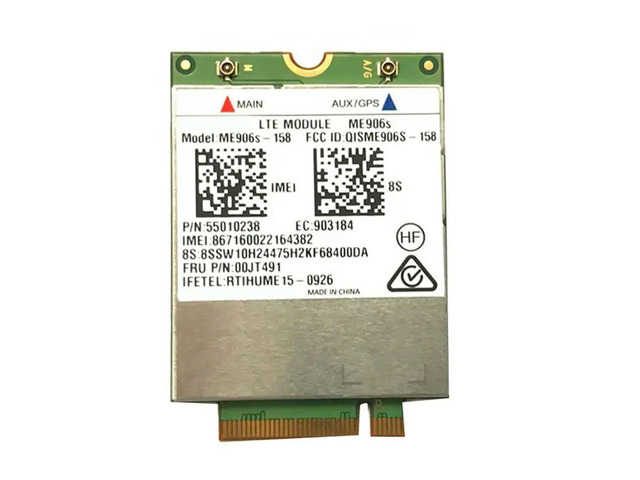1 PCS ME906S-158 FRU 00JT491 LTE 4G Card Green PCB For Thinkpad L460 T460P T560 X260 P50S L560 X1 YOGA X1 CARBON