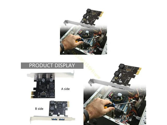 2 connection USB Type C Express Card For Desktop Computer Supports 5Gbps Speed And UASP improve 45BD