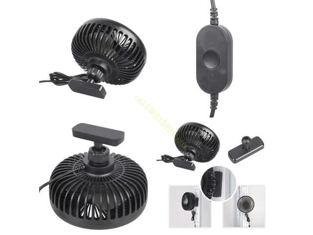 USB Base Fan With 360 Degree Rotation 3 Speed Air Circulator for Car 45BD