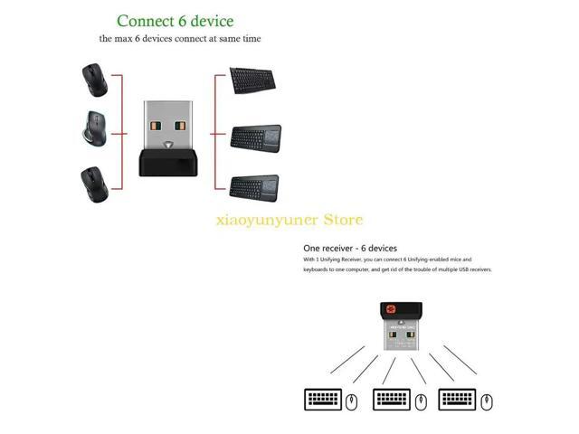 for USB Unifying Receiver 2.4 GHz USB Plug for Mouse and Keyboard