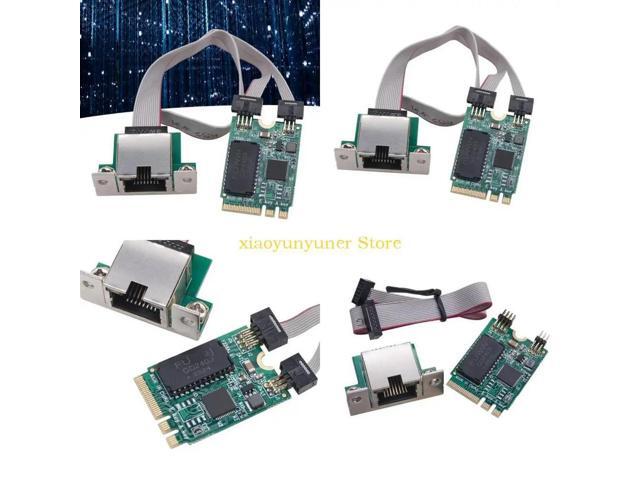 M.2 A+E 2.5G Ethernet Adapter 2.5G/1G/100M Gigabit M.2 Networking Card 8125B RTL8125B Control Fast