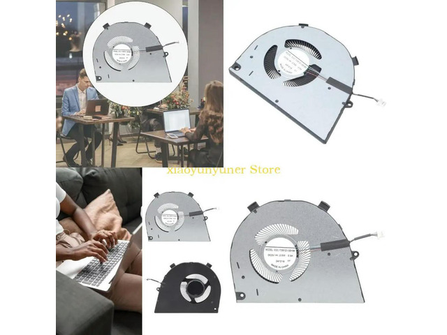Laptop Cooling Fan Low Noise Cooler 4-pin Heat Sink for Vostro 16 5620 5625 0T8R2T Notebook Computer Repair Accessory